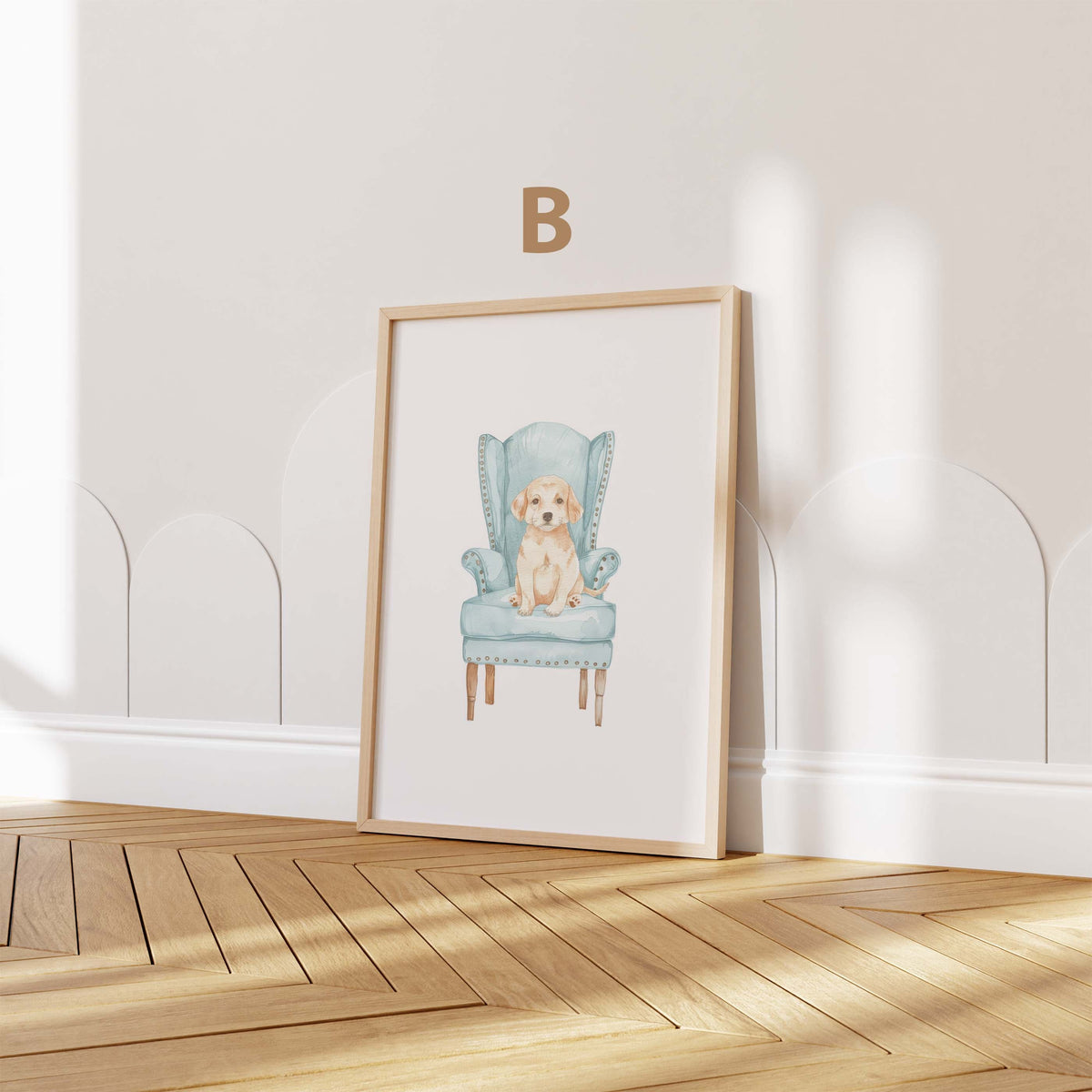 Bērnu plakāti - Lācītis, Zaķis, Mopsis | Bērnu istabas dekors PUREHOME