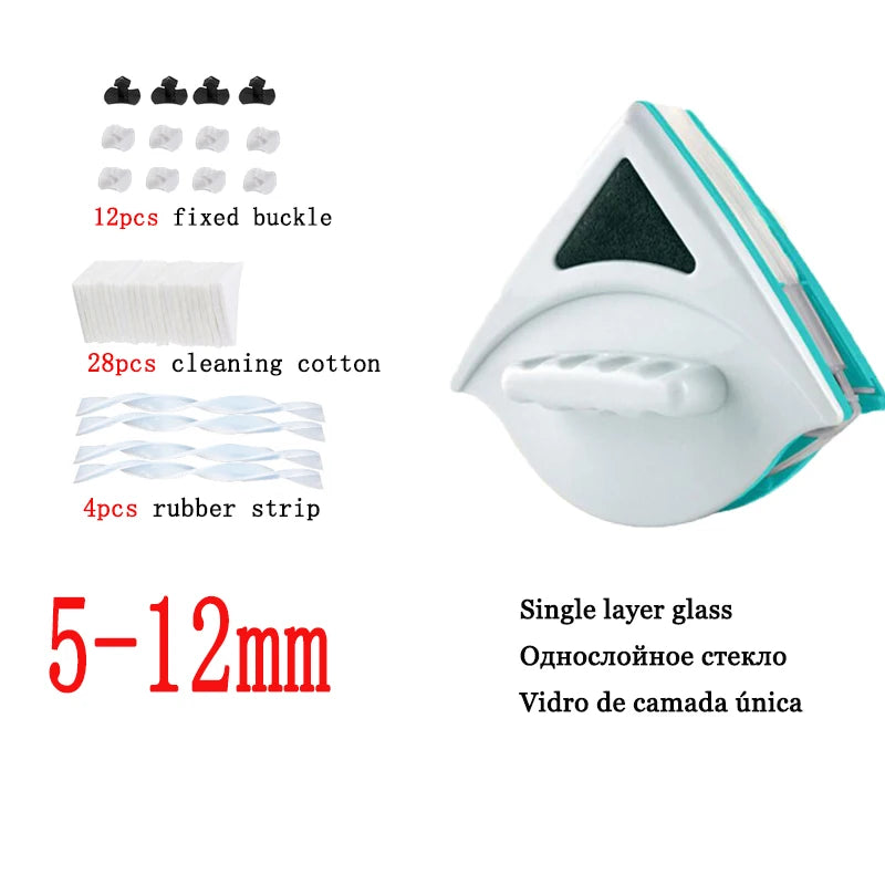Magnetic Window Cleaner 15-24mm - Clean Windows From the Inside Without Going Outside!