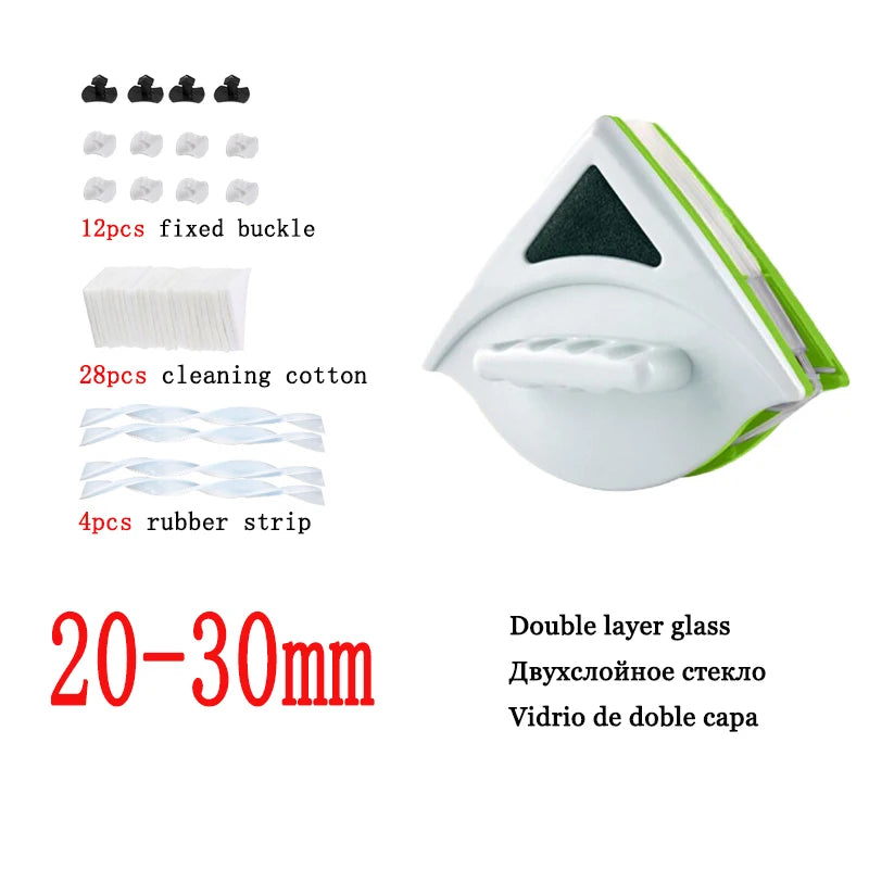 Magnetic Window Cleaner 15-24mm - Clean Windows From the Inside Without Going Outside!