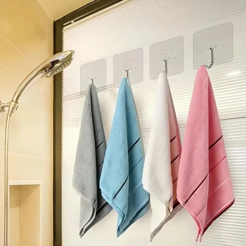 Pašlīmējoši Sienas Āķi 20gab - Caurspīdīgi Bez Urbšanas - 6kg Noturība | PUREHOME