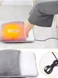 Elektriskais Kāju Sildītājs - USB Pēdu Sildošs Paklājiņš 50°C, Mazgājams | PUREHOME