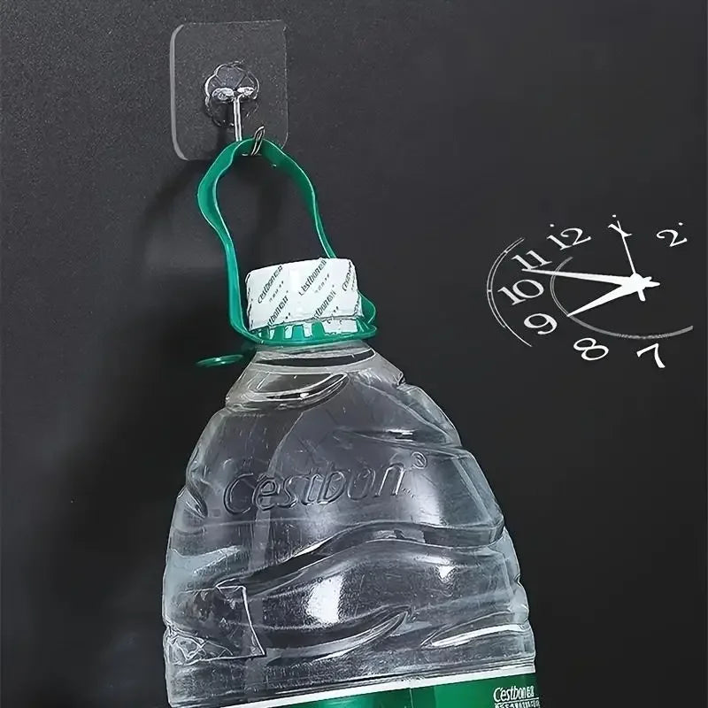 Pašlīmējoši Sienas Āķi 20gab - Caurspīdīgi Bez Urbšanas - 6kg Noturība | PUREHOME